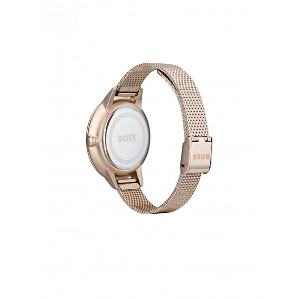 BOSS Ladies SYMPHONY Rose Mesh Bracelet Watch