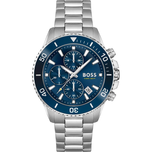 BOSS Men's ADMIRAL Blue Dial Chronograph Watch