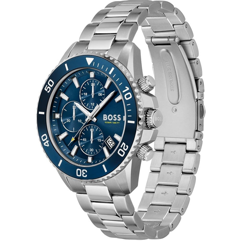 BOSS Men's ADMIRAL Blue Dial Chronograph Watch