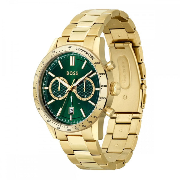 BOSS Men's ALLURE Gold Steel Chronograph Watch