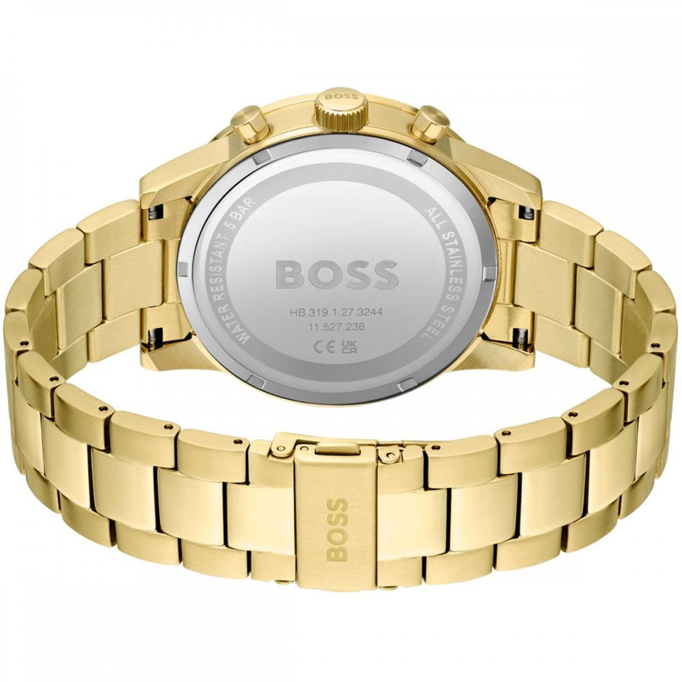 BOSS Men's ALLURE Gold Steel Chronograph Watch