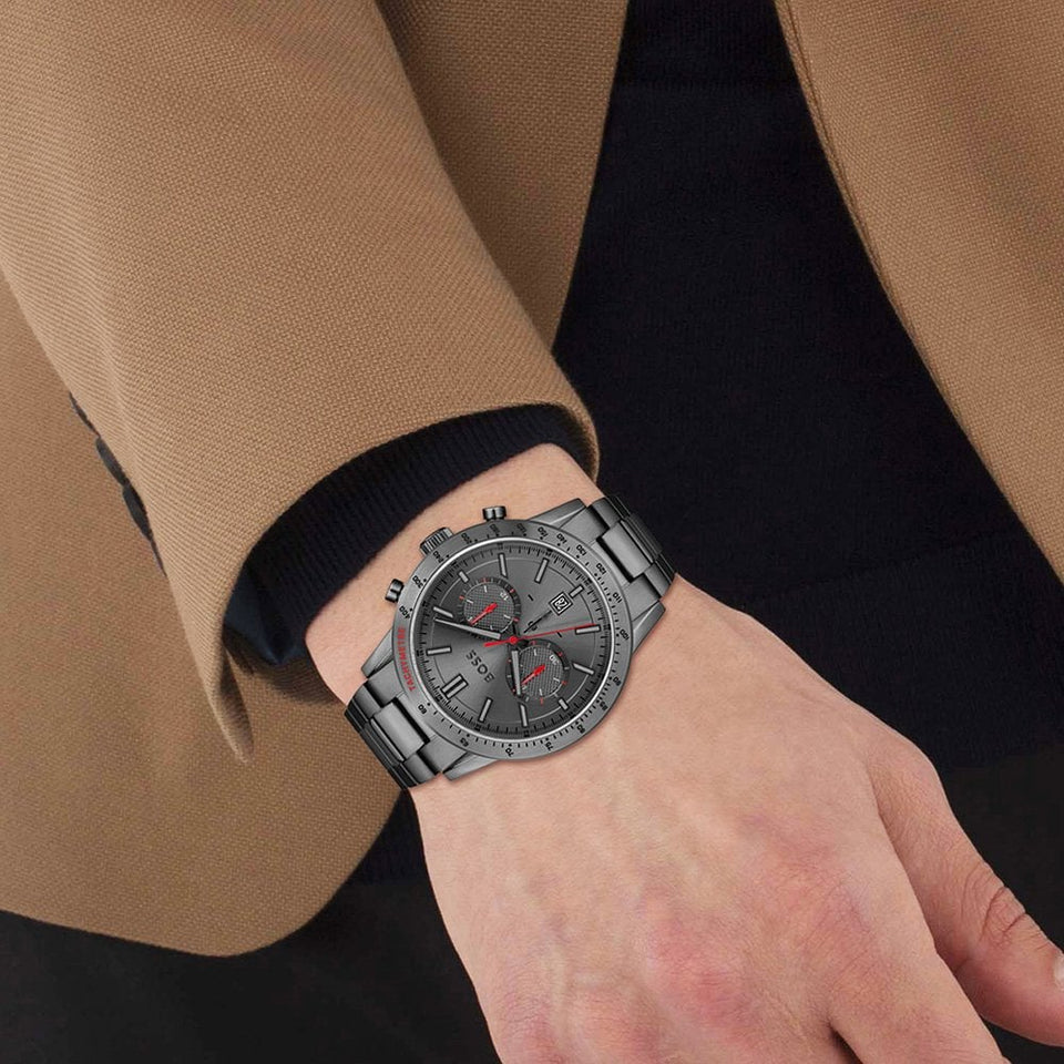 BOSS Men's ALLURE Gunmetal Chronograph Watch