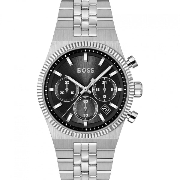 BOSS Men's Candor Prime Black Dial Bracelet Watch