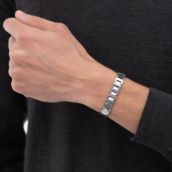 BOSS Men's Candor Stainless Steel Linked Bracelet