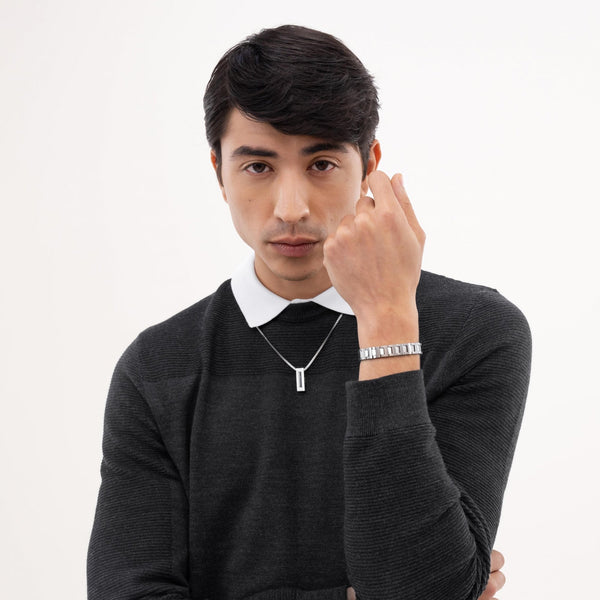 BOSS Men's Candor Stainless Steel Linked Bracelet
