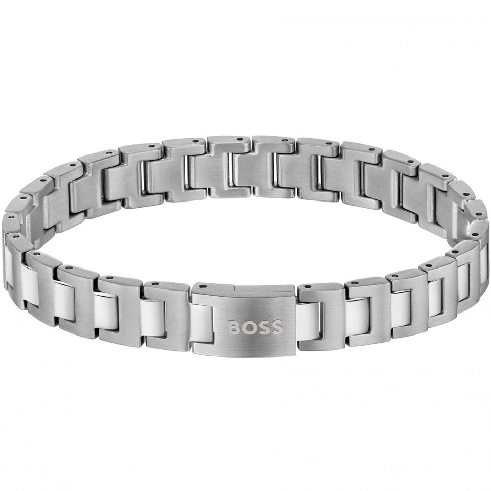 BOSS Men's Candor Stainless Steel Linked Bracelet