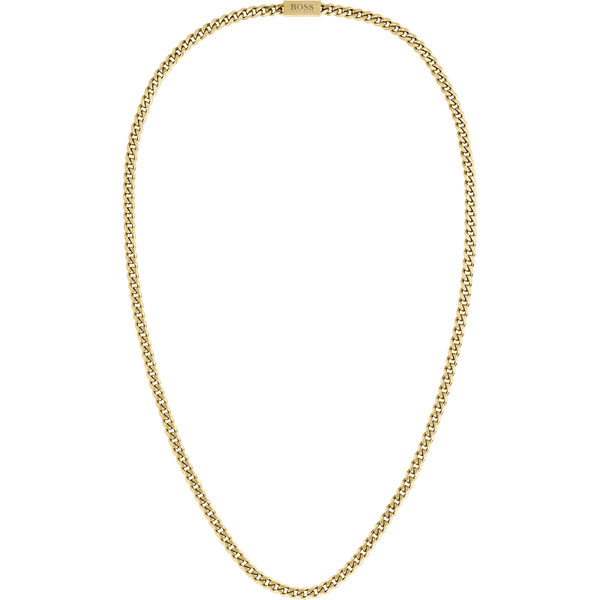 BOSS Men's Chain For Him Gold Plated Necklace