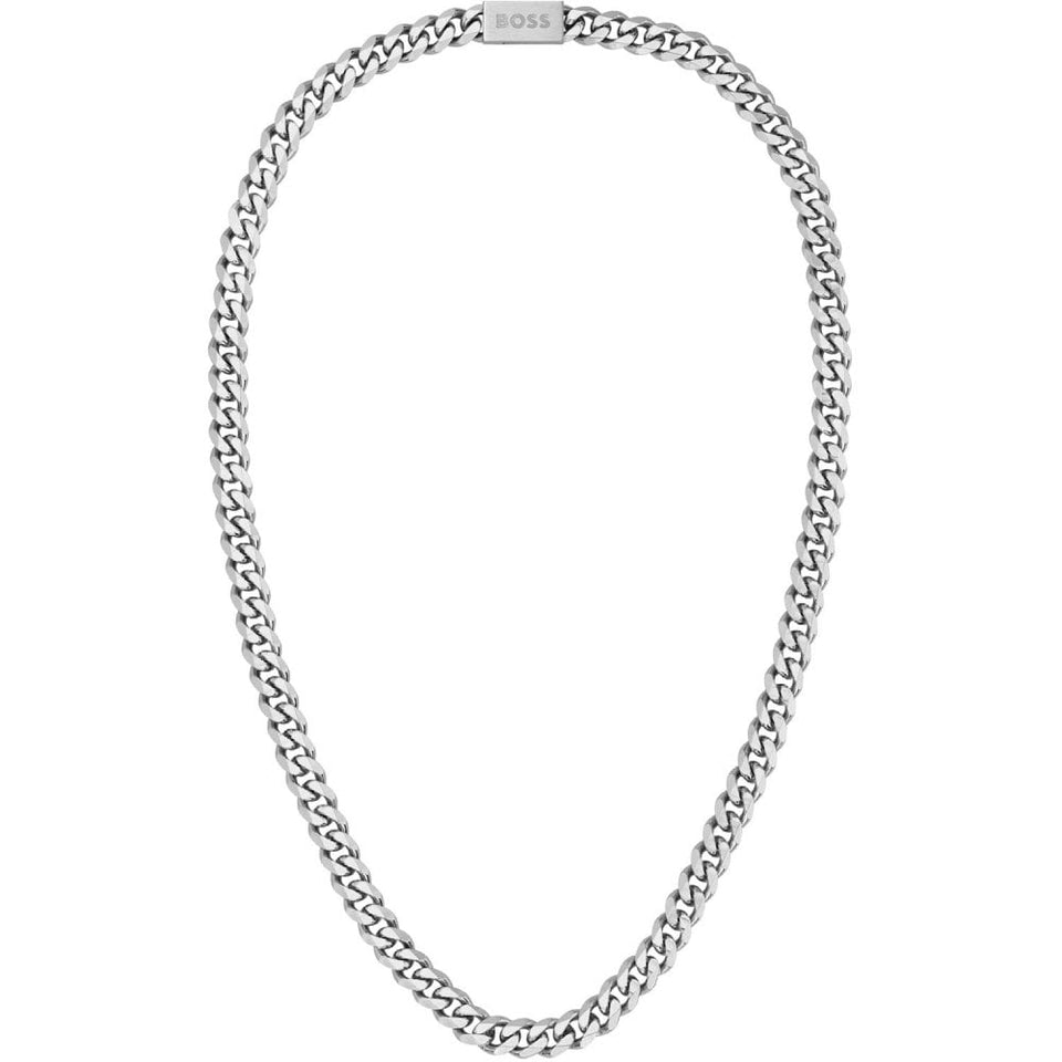 BOSS Men's Chain Link Steel Necklace