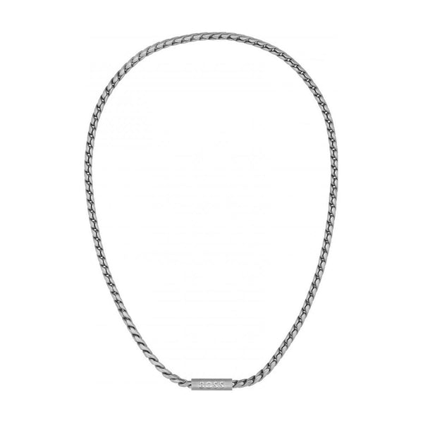 BOSS Men's Doran Twist Stainless Steel Chain Necklace