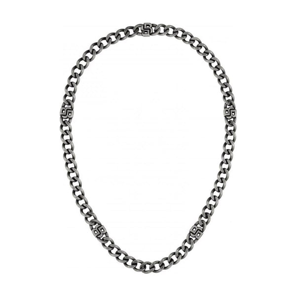 BOSS Men's Double B Absolute Aged Chain Necklace
