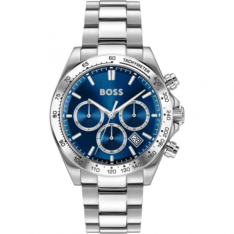 BOSS Men's Hero 2.0 Blue Dial Bracelet Watch