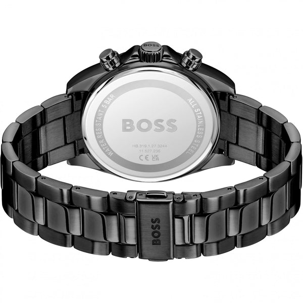 BOSS Men's HERO Black Dial Chronograph Watch