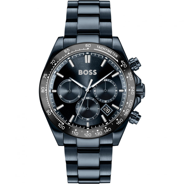 BOSS Men's HERO Dark Blue Dial Chronograph Watch