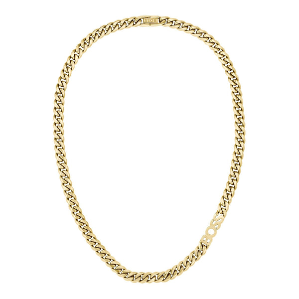 BOSS Men's Kassy Gold Toned Chain Necklace