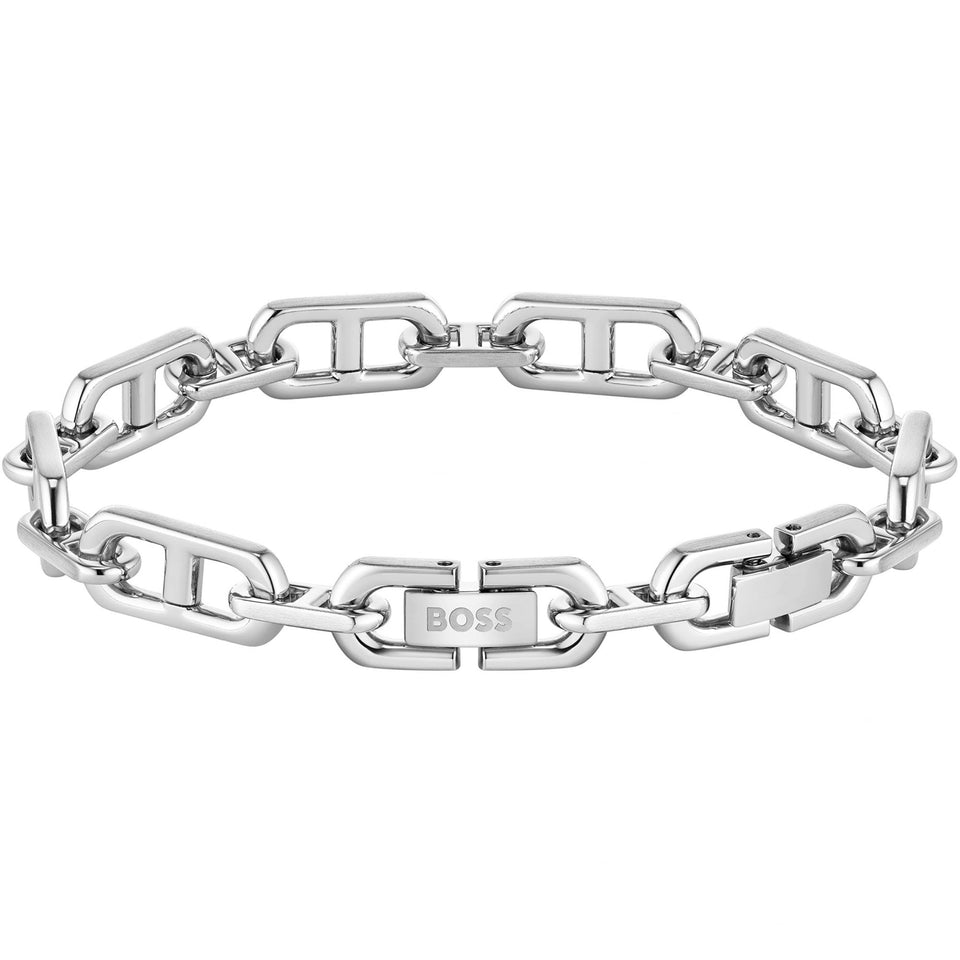 BOSS Men's Kode Stainless Steel Chain Link Bracelet
