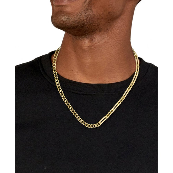 BOSS Men's Mattini Multi Linked Gold Plated Chain Necklace