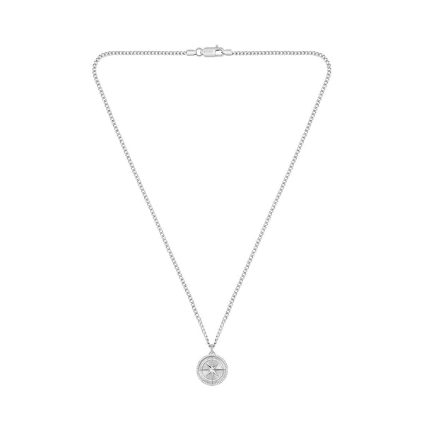 BOSS Men's North Star Stainless Steel Necklace
