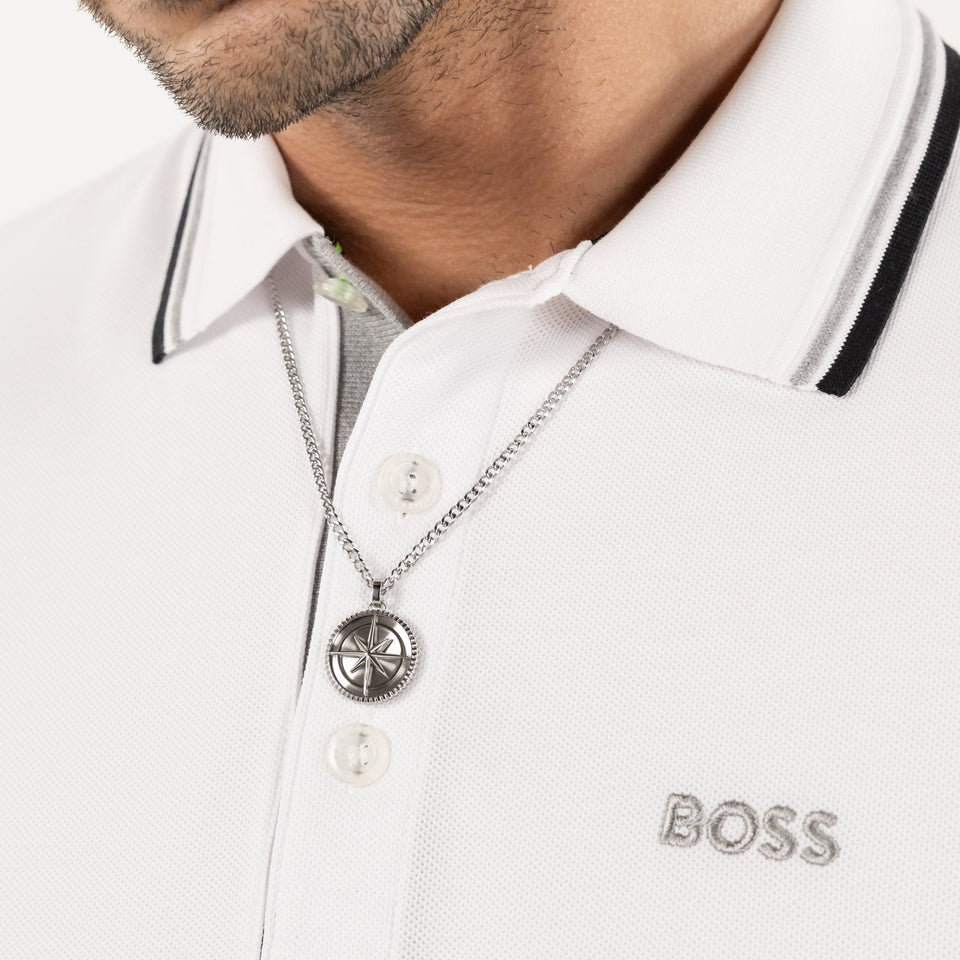 BOSS Men's North Star Stainless Steel Necklace