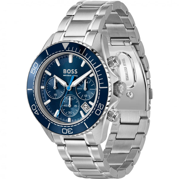 BOSS Men's Sealiner Blue Dial Bracelet Watch