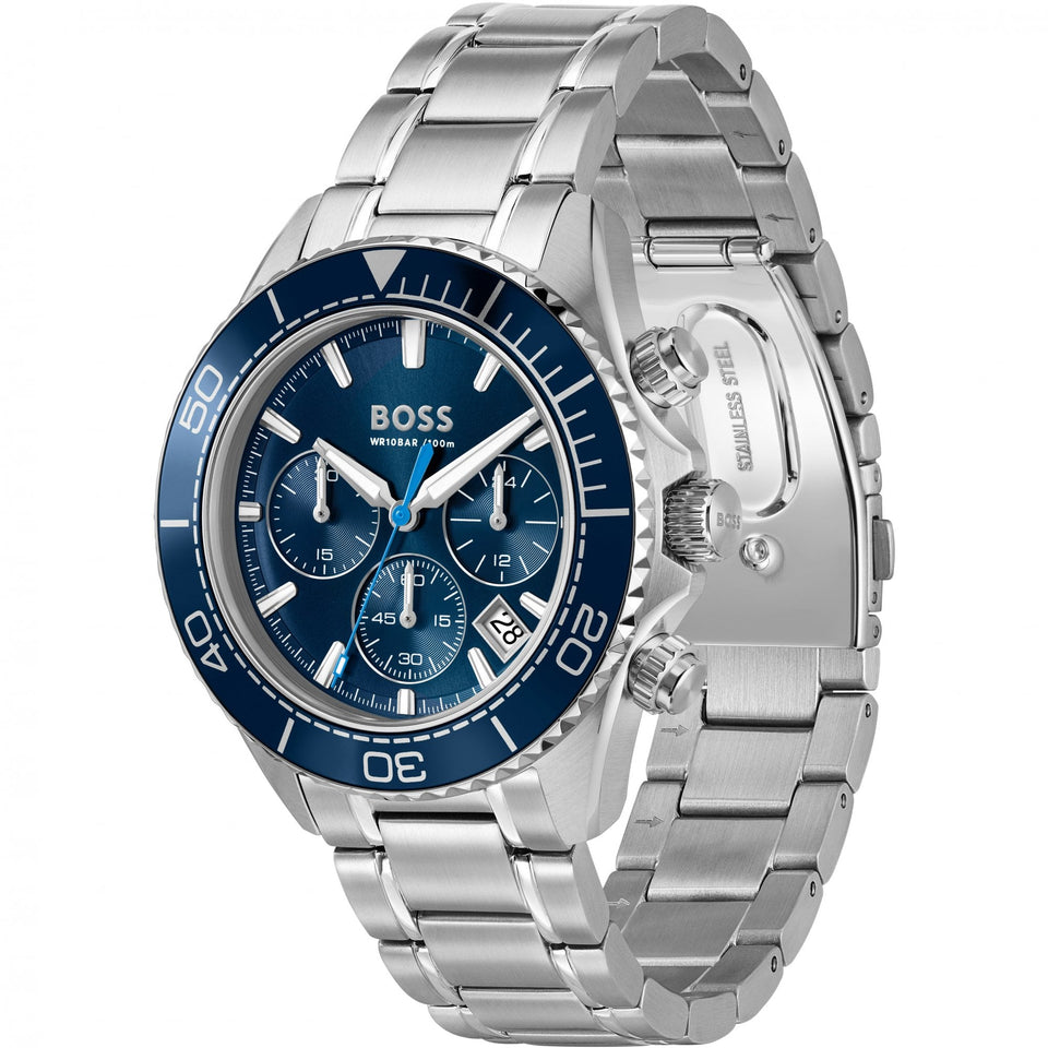 BOSS Men's Sealiner Blue Dial Bracelet Watch