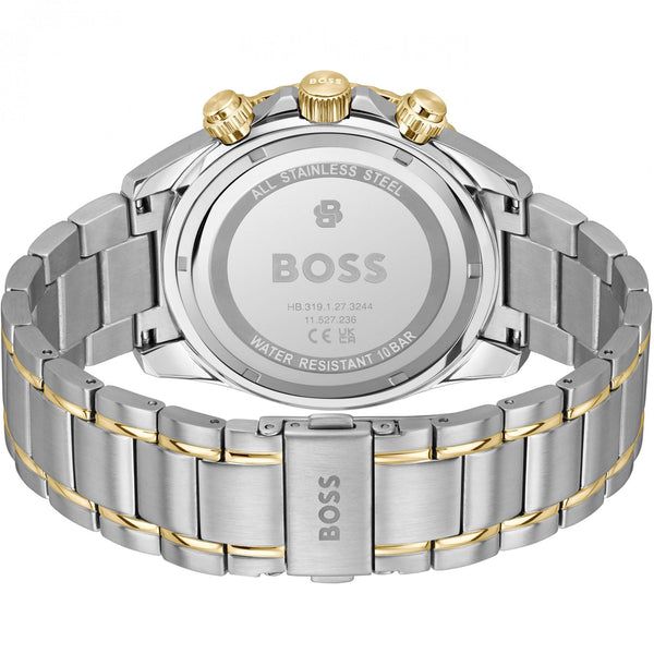BOSS Men's Sealiner Green Dial Two Tone Watch