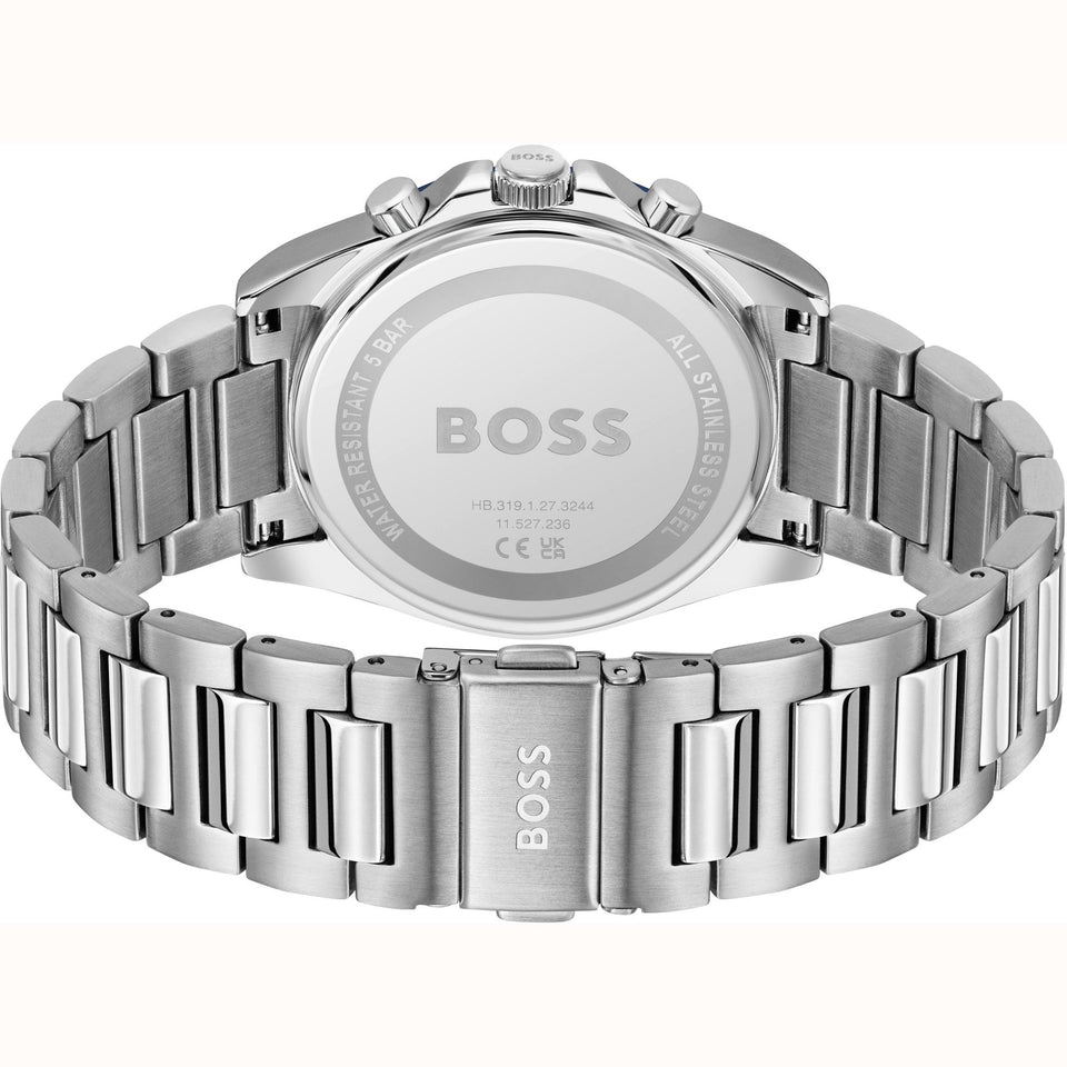 BOSS Men's STRIKE 41mm Blue Dial Chronograph Watch