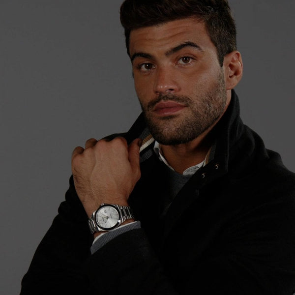 BOSS Men's STRIKE 41mm White Dial Bracelet Watch