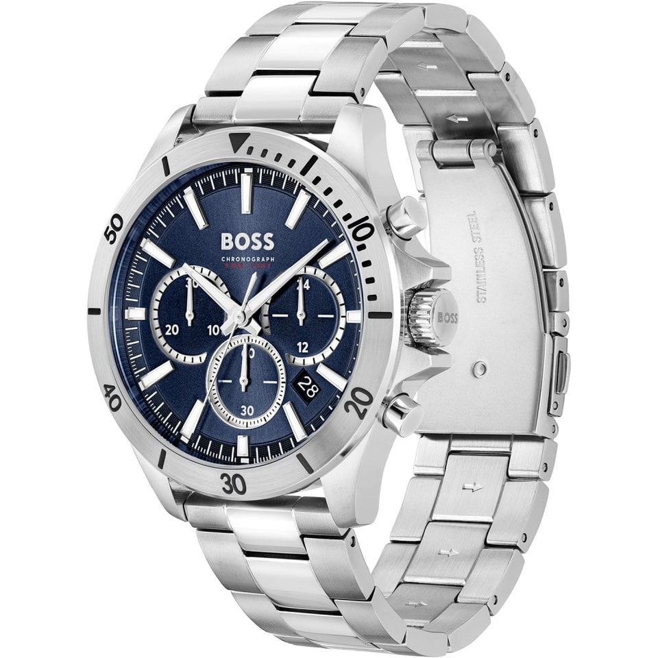 BOSS Men's TROPER Blue Dial Chronograph Watch