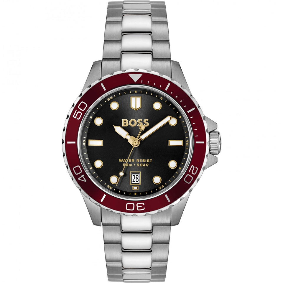 BOSS Men's TROPER SPORT Black Dial Bracelet Watch