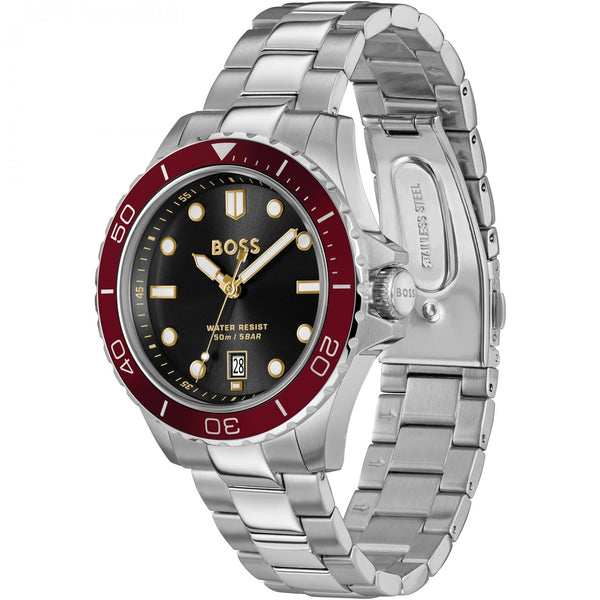 BOSS Men's TROPER SPORT Black Dial Bracelet Watch