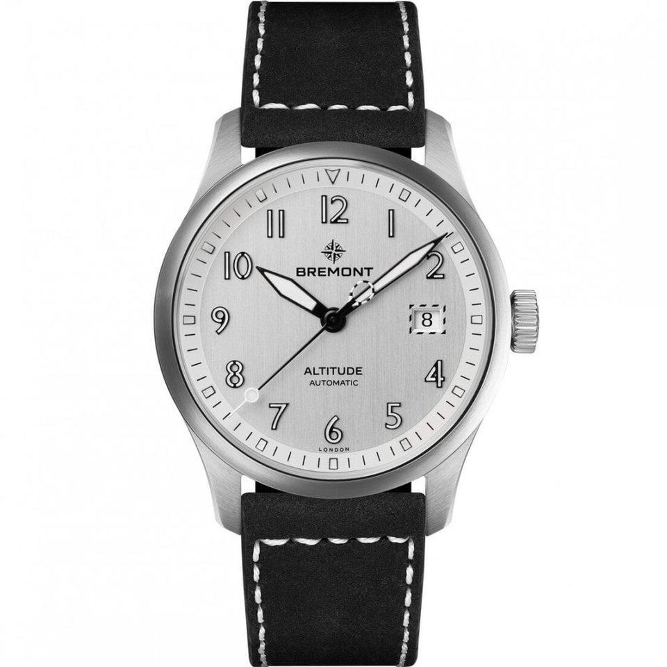 Bremont Altitude 39 Automatic 39mm Silver Dial Strap Watch