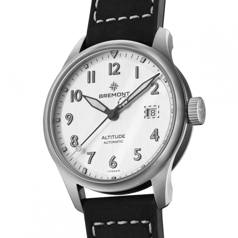 Bremont Altitude 39 Automatic 39mm Silver Dial Strap Watch