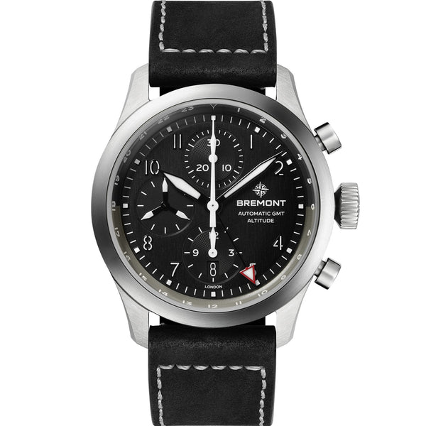 Bremont Altitude Chronograph GMT 42mm Leather Strap Watch