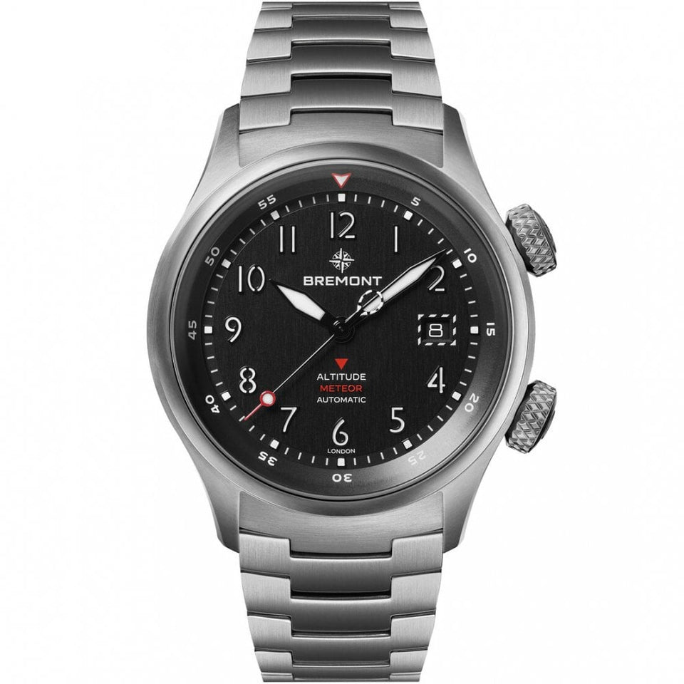 Bremont Altitude MB Meteor 42mm Titanium Bracelet Black Dial Watch