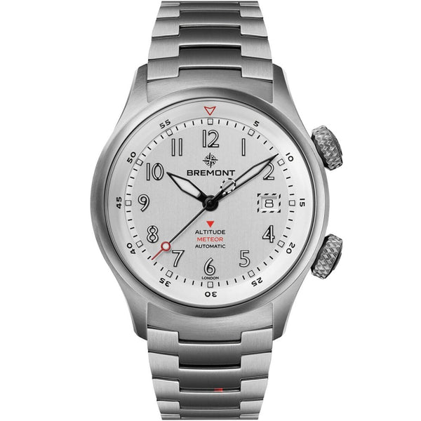 Bremont Altitude MB Meteor 42mm Titanium Bracelet Silver Dial Watch