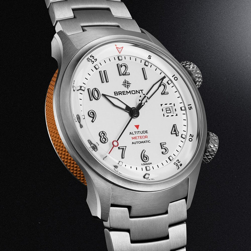 Bremont Altitude MB Meteor 42mm Titanium Bracelet Silver Dial Watch