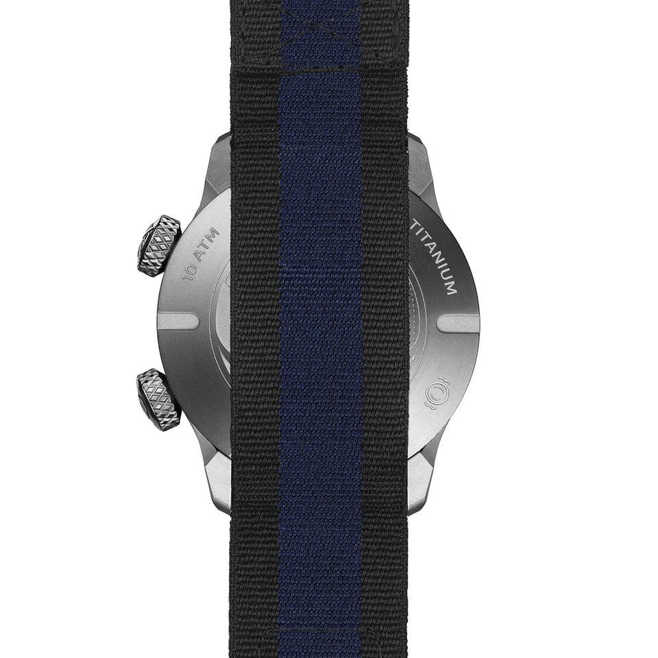 Bremont Altitude MB Meteor Air Force Blue 42mm Time Zones Titanium Watch