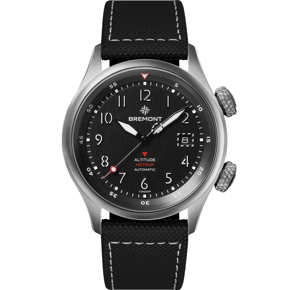 Bremont Altitude MB Meteor Titanium 42mm Leather Strap Watch