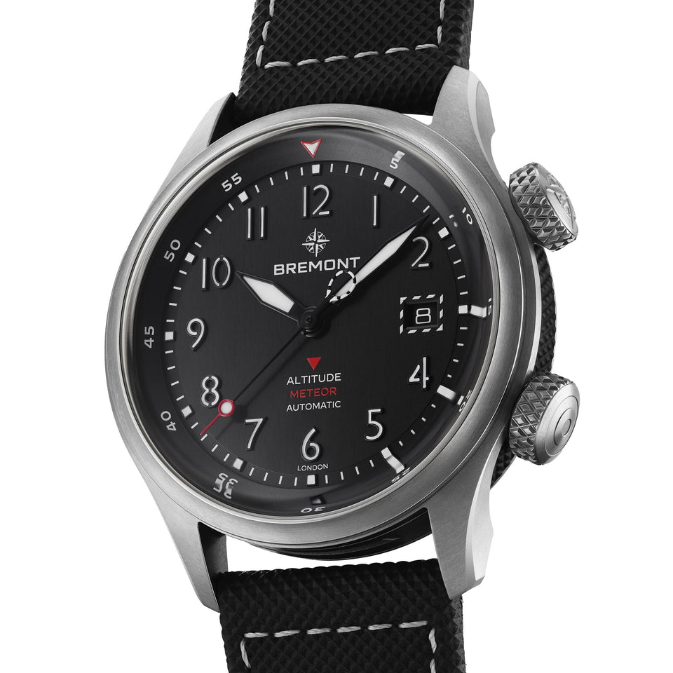 Bremont Altitude MB Meteor Titanium 42mm Leather Strap Watch