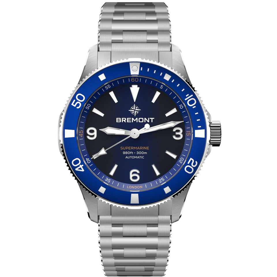 Bremont Men's 40mm Blue Dial SUPERMARINE 300m Watch