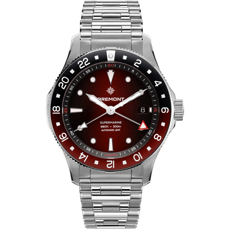 Bremont Men's 40mm Supermarine ‘Ember’ Red Limited Edition Watch