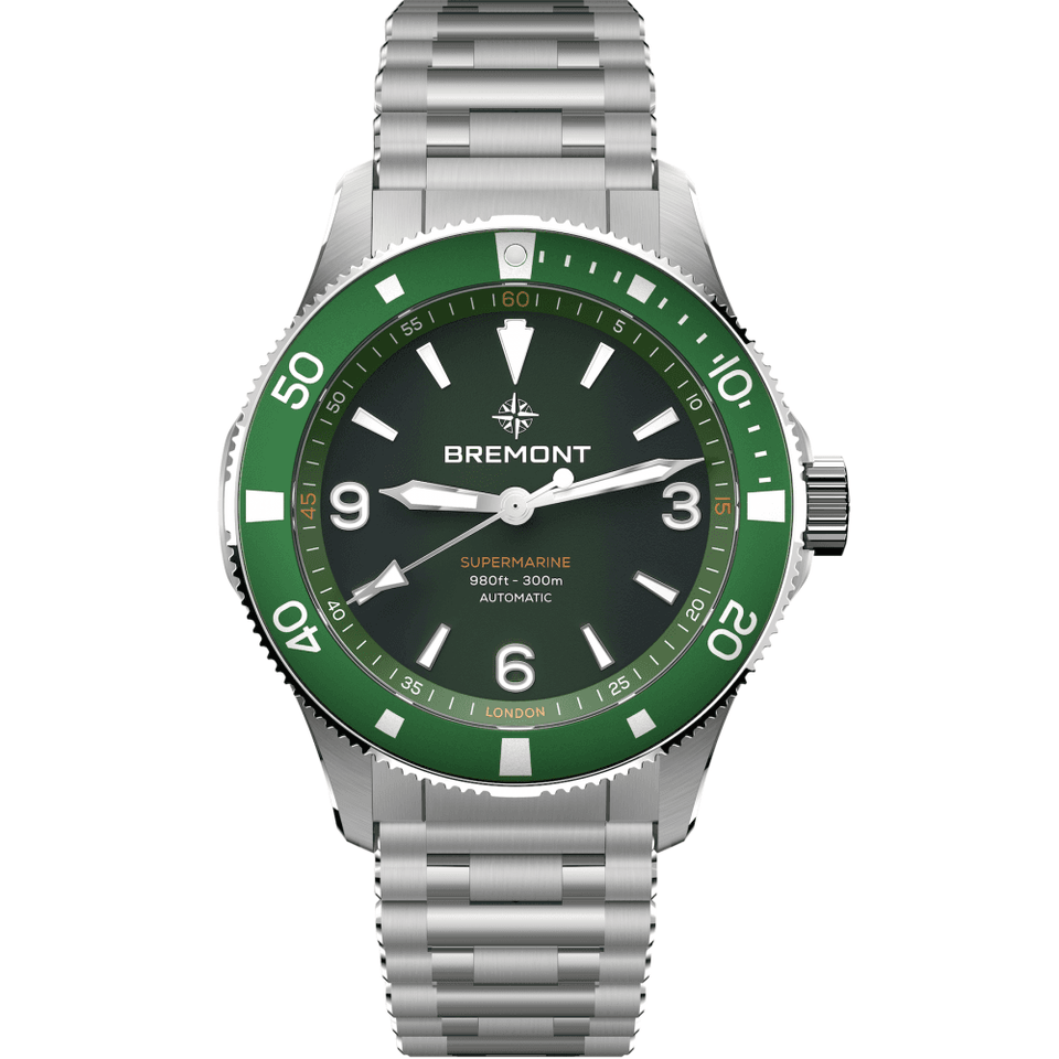 Bremont Men's SUPERMARINE 40mm Green Dial 300m Watch