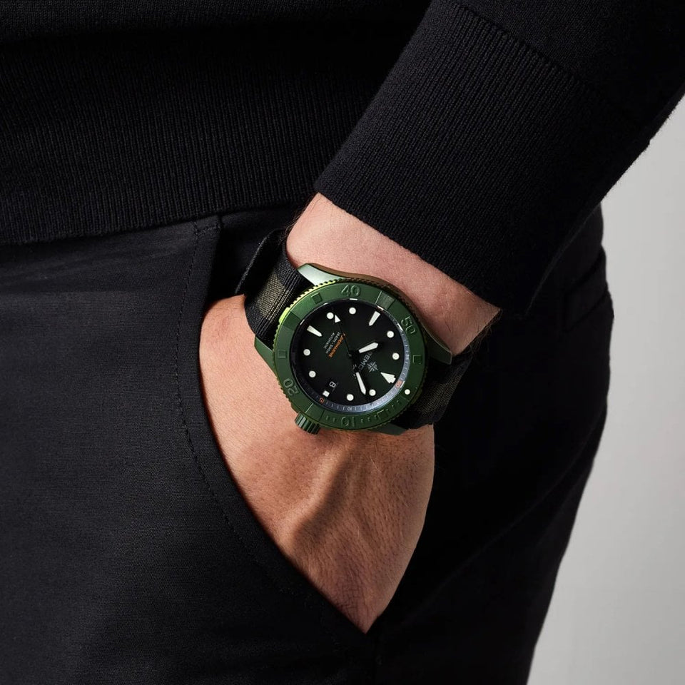 Bremont Men's SUPERMARINE Full Ceramic Jungle Green Limited Edition Watch