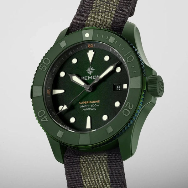 Bremont Men's SUPERMARINE Full Ceramic Jungle Green Limited Edition Watch