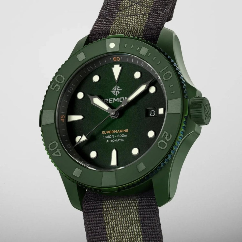 Bremont Men's SUPERMARINE Full Ceramic Jungle Green Limited Edition Watch