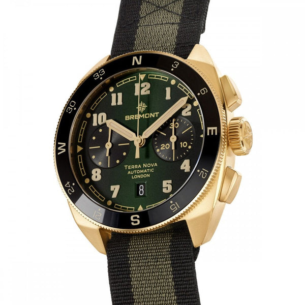 Bremont Men's Terra Nova 42.5mm Bronze Chronograph Watch