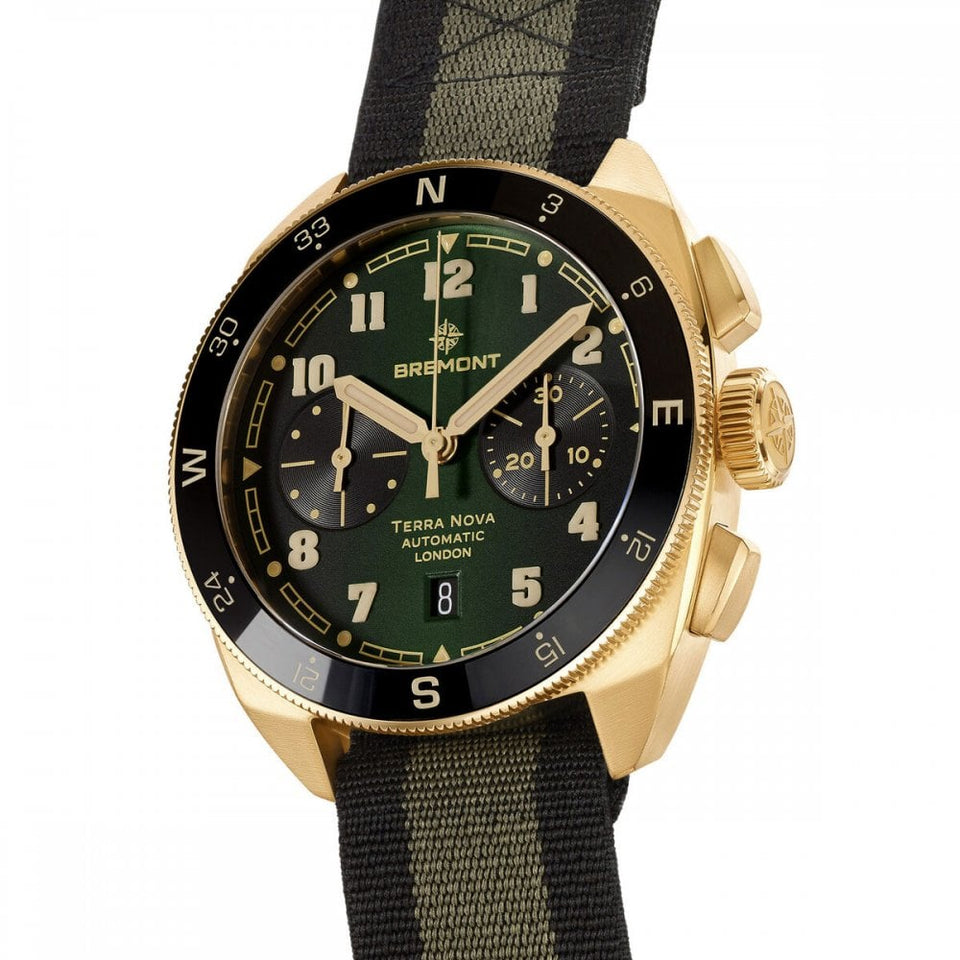 Bremont Men's Terra Nova 42.5mm Bronze Chronograph Watch