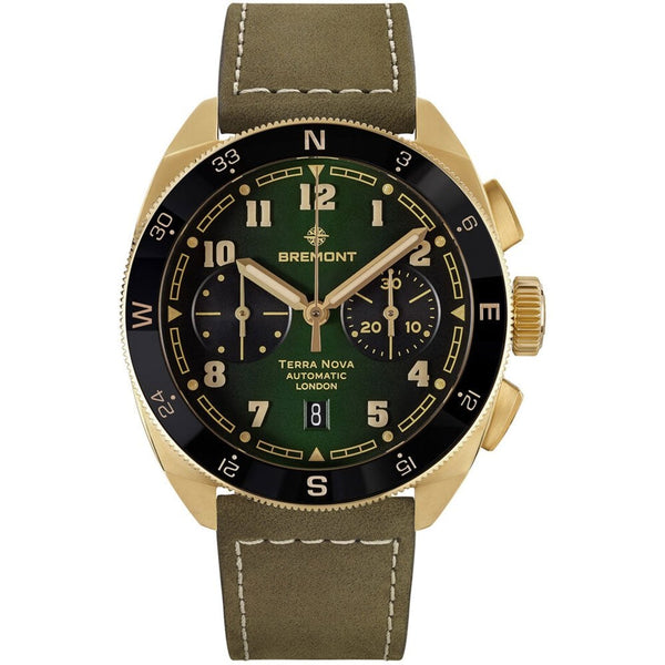 Bremont Men's Terra Nova 42.5mm Chronograph Bronze Watch