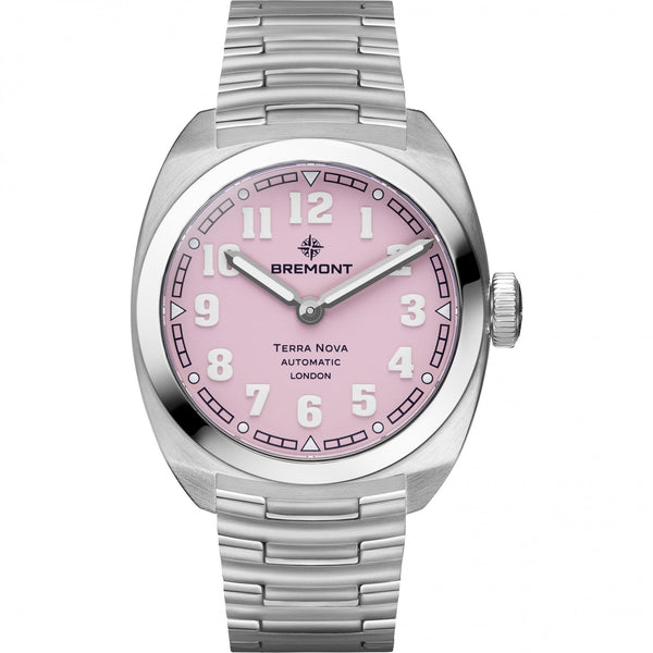 Bremont Pink Dial 38mm Terra Nova Watch