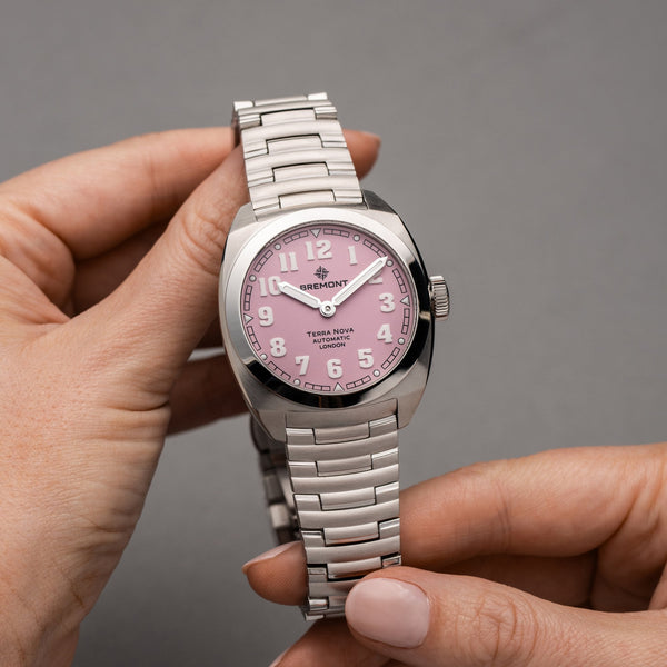 Bremont Pink Dial 38mm Terra Nova Watch